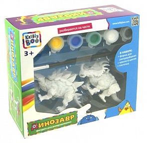 Набор фигурок динозавров для раскрашивания (Kribly Boo, 62025)